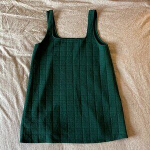 Zara Emerald Cloth Mini Dress
